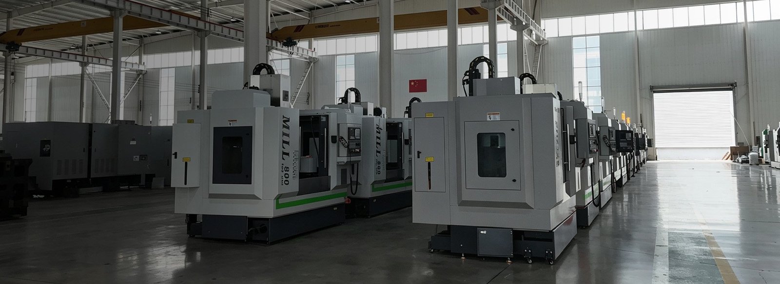 Banner-CNC Milling Machine Production Workshop