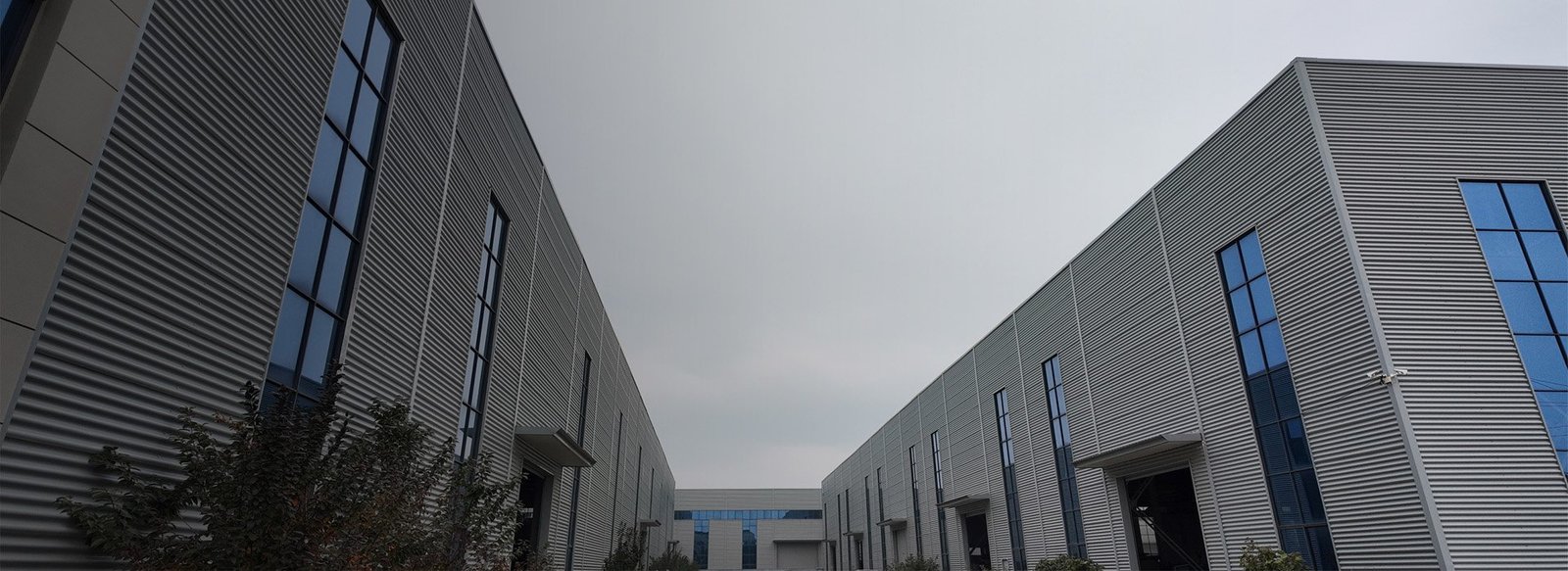 Exterior view of the factory