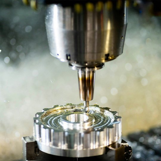 It reduces burrs in composite stack drilling
